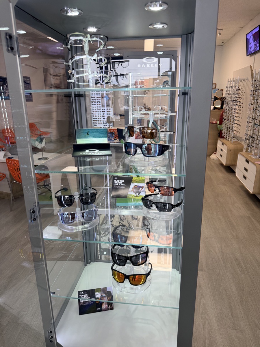 Oakley sport eyewear display